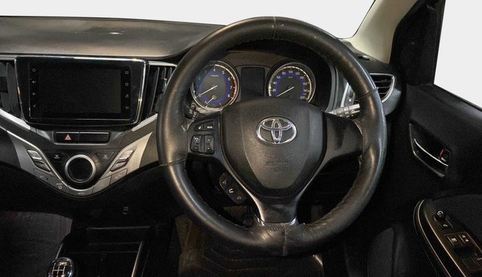 2021 Toyota Glanza G, Petrol, Manual, 69,620 km, Steering Wheel Close Up
