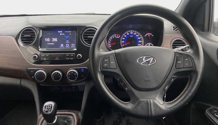 2018 Hyundai Grand i10 SPORTZ (O) 1.2 KAPPA VTVT, Petrol, Manual, 17,900 km, Steering Wheel Close Up