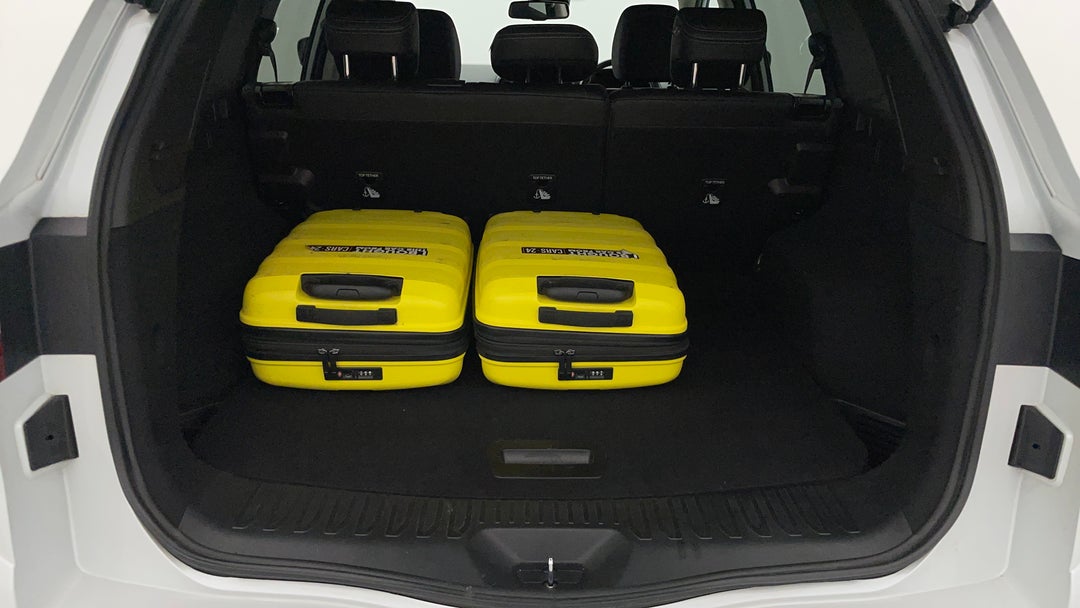 Boot Inside View with Luggage