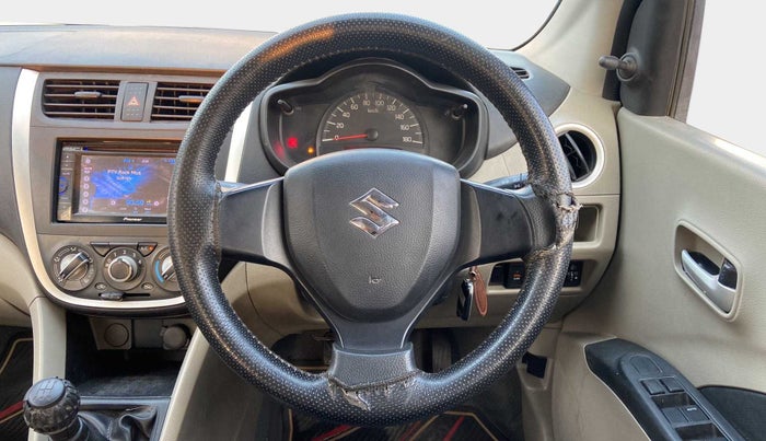 2014 Maruti Celerio VXI, Petrol, Manual, 1,03,676 km, Steering Wheel Close Up
