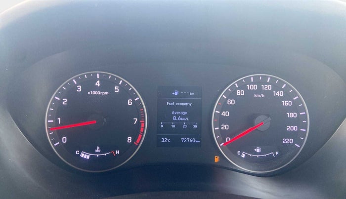 2018 Hyundai Elite i20 ASTA 1.2 (O), Petrol, Manual, 72,793 km, Odometer Image