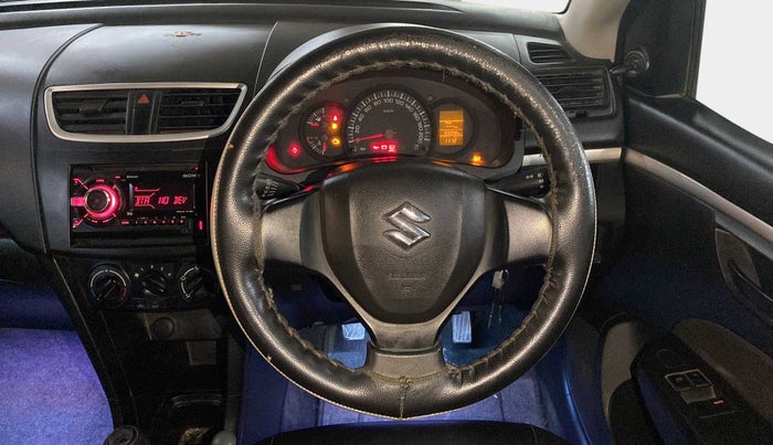 2017 Maruti Swift LXI (O), Petrol, Manual, 55,004 km, Steering Wheel Close Up