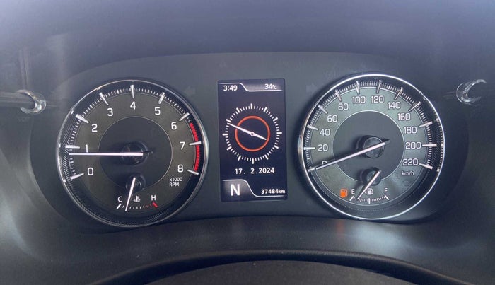 2023 Toyota Glanza V AMT, Petrol, Automatic, 37,472 km, Odometer Image