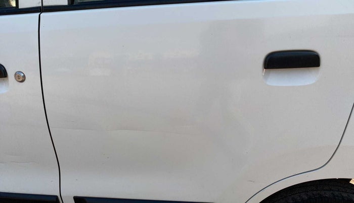 2014 Maruti Wagon R 1.0 LXI, Petrol, Manual, 84,322 km, Rear left door - Minor scratches