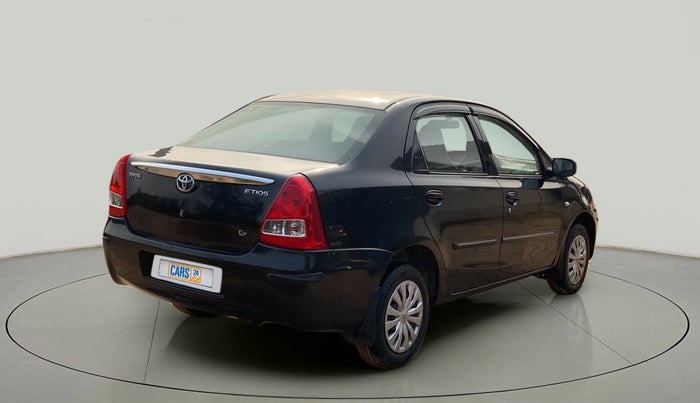 2011 Toyota Etios G, Petrol, Manual, 45,012 km, Right Back Diagonal