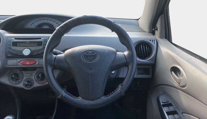 2011 Toyota Etios G, Petrol, Manual, 45,012 km, Steering Wheel Close Up