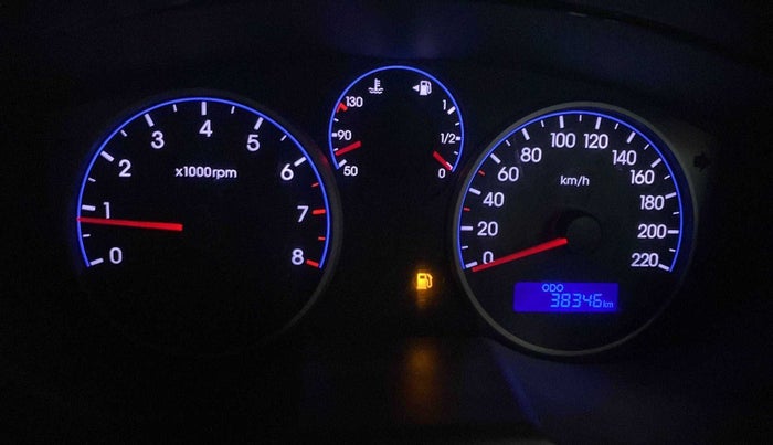 2011 Hyundai i20 MAGNA 1.2, Petrol, Manual, 38,329 km, Odometer Image