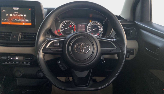 2023 Toyota Glanza S, Petrol, Manual, 9,356 km, Steering Wheel Close Up