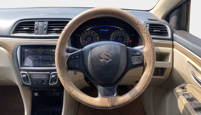 2019 Maruti Ciaz ALPHA 1.5 SHVS PETROL, Petrol, Manual, 16,277 km, Steering Wheel Close Up