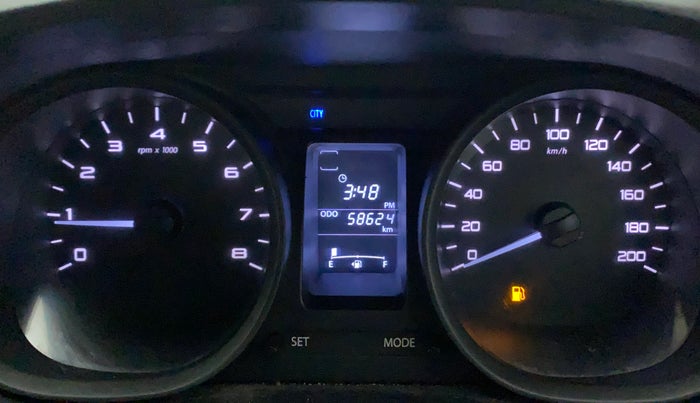 2018 Tata Tiago XM PETROL, Petrol, Manual, 58,624 km, Odometer Image