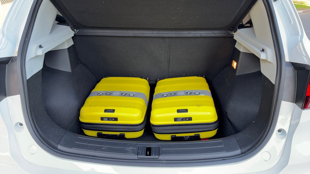 Boot Inside View with Luggage