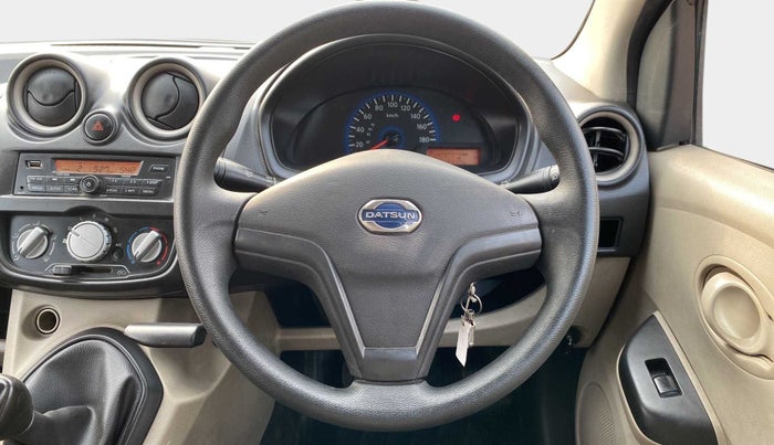 2018 Datsun Go Plus T, Petrol, Manual, 35,105 km, Steering Wheel Close Up