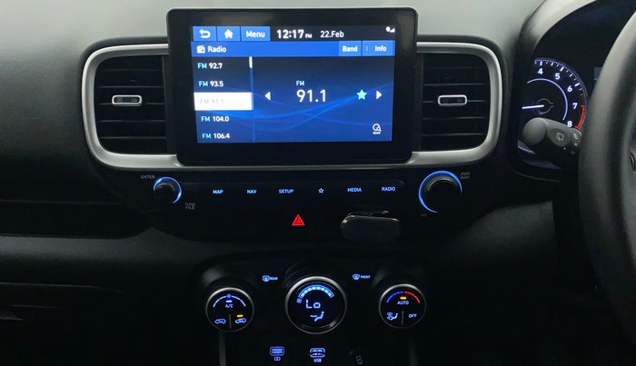 2019 Hyundai VENUE SX 1.0 (O) TURBO, Petrol, Manual, 49,825 km, Air Conditioner