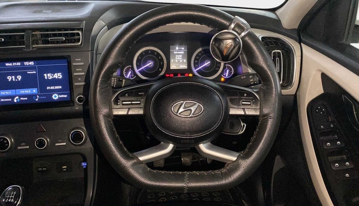 2020 Hyundai Creta EX 1.5 PETROL, Petrol, Manual, 33,245 km, Steering Wheel Close Up