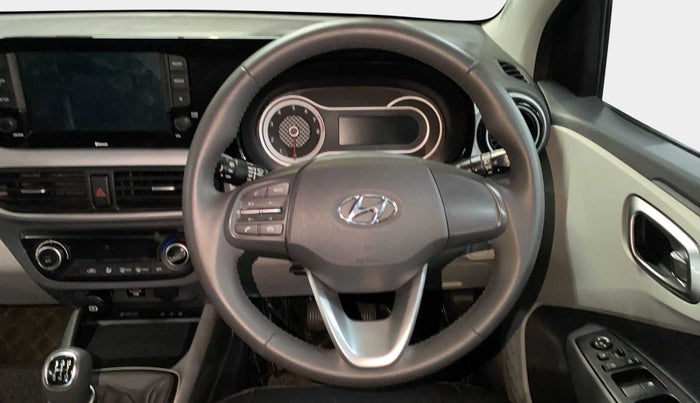 2022 Hyundai GRAND I10 NIOS ASTA 1.2 KAPPA VTVT, Petrol, Manual, 6,558 km, Steering Wheel Close Up