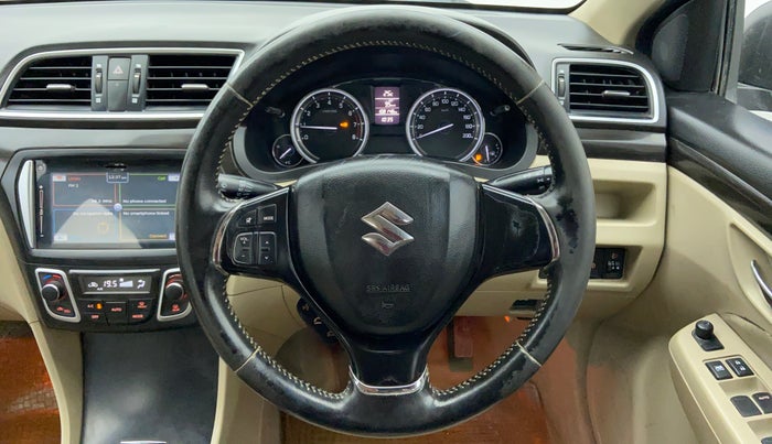 2015 Maruti Ciaz ZXI PLUS, Petrol, Manual, 1,08,148 km, Steering Wheel Close-up