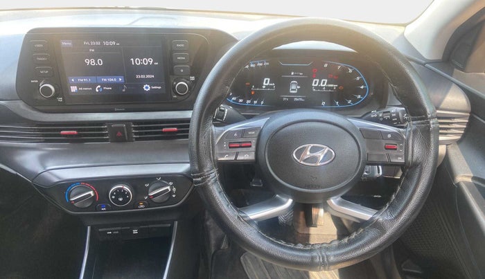2021 Hyundai NEW I20 SPORTZ 1.2 MT DUAL TONE, Petrol, Manual, 25,665 km, Steering Wheel Close Up