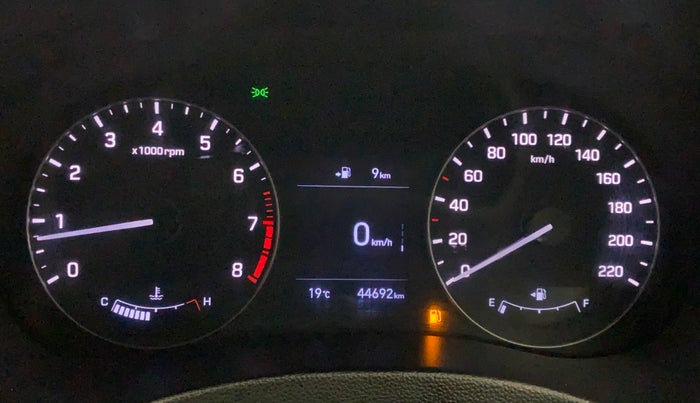 2019 Hyundai Creta SX (O) EXECUTIVE 1.6 PETROL, Petrol, Manual, 44,692 km, Odometer Image
