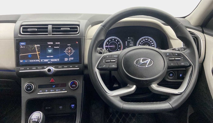 2021 Hyundai Creta SX 1.5 PETROL, Petrol, Manual, 35,647 km, Steering Wheel Close Up