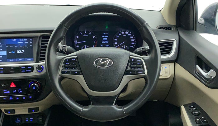 2018 Hyundai Verna 1.6 VTVT SX O, Petrol, Manual, 76,594 km, Steering Wheel Close Up