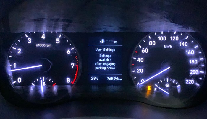 2018 Hyundai Verna 1.6 VTVT SX O, Petrol, Manual, 76,594 km, Odometer Image