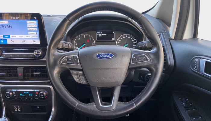 2019 Ford Ecosport TITANIUM + 1.5L DIESEL, Diesel, Manual, 1,11,068 km, Steering Wheel Close Up