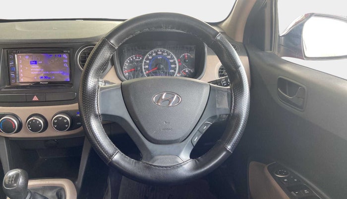 2017 Hyundai Grand i10 MAGNA 1.2 KAPPA VTVT, Petrol, Manual, 16,474 km, Steering Wheel Close Up