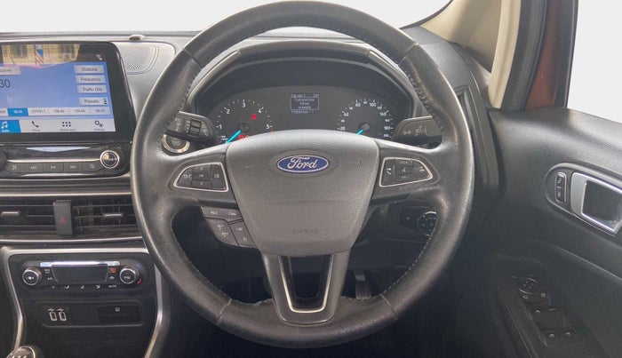 2019 Ford Ecosport TITANIUM + 1.5L DIESEL, Diesel, Manual, 1,10,652 km, Steering Wheel Close Up