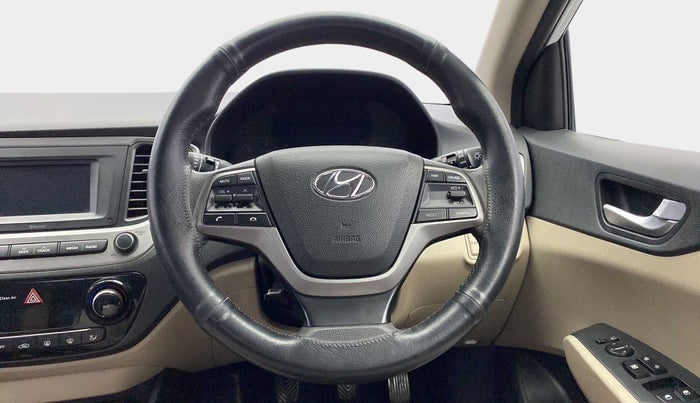 2017 Hyundai Verna 1.6 EX CRDI, Diesel, Manual, 81,471 km, Steering Wheel Close Up