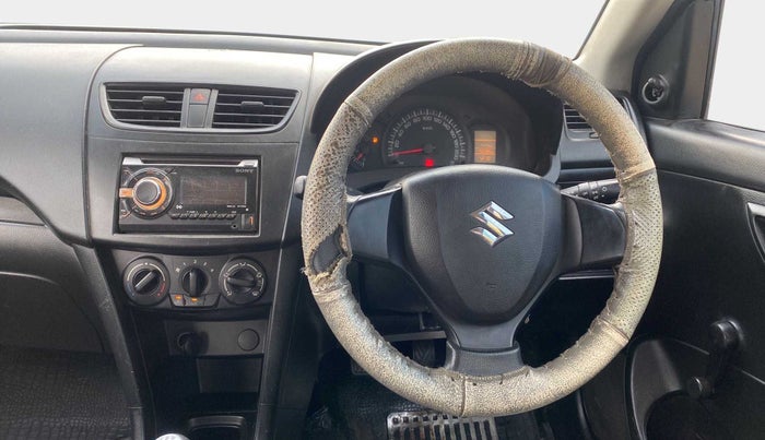 2014 Maruti Swift LXI, Petrol, Manual, 50,374 km, Steering Wheel Close Up