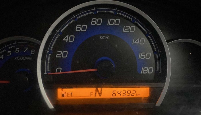 2017 Maruti Wagon R 1.0 VXI AMT, Petrol, Automatic, 64,365 km, Odometer Image