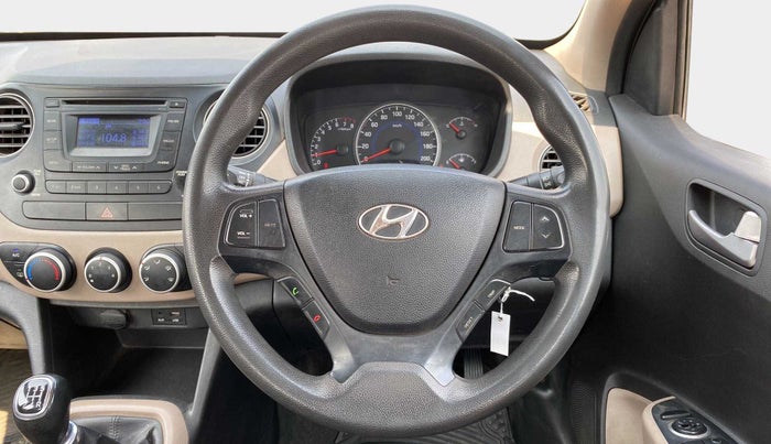 2015 Hyundai Grand i10 SPORTZ 1.2 KAPPA VTVT, Petrol, Manual, 74,545 km, Steering Wheel Close Up