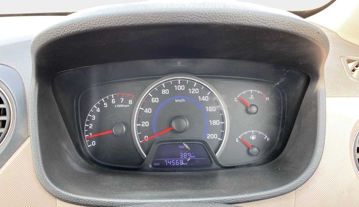 2015 Hyundai Grand i10 SPORTZ 1.2 KAPPA VTVT, Petrol, Manual, 74,545 km, Odometer Image