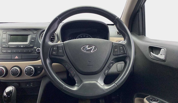 2016 Hyundai Grand i10 ASTA (O) AT 1.2 KAPPA VTVT, Petrol, Automatic, 52,309 km, Steering Wheel Close Up