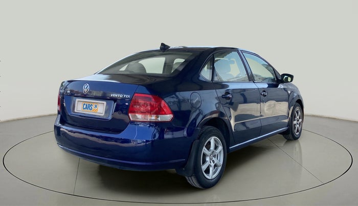 2014 Volkswagen Vento HIGHLINE DIESEL 1.6, Diesel, Manual, 1,05,713 km, Right Back Diagonal