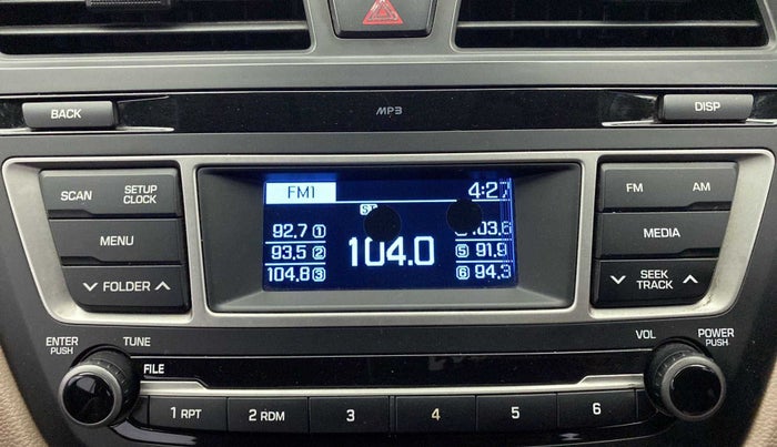 2017 Hyundai Elite i20 MAGNA EXECUTIVE 1.2, Petrol, Manual, 76,542 km, Infotainment system - Display is damaged