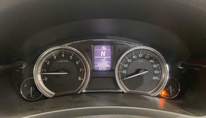 2017 Maruti Ciaz ZETA 1.4  AT PETROL, Petrol, Automatic, 62,898 km, Odometer Image
