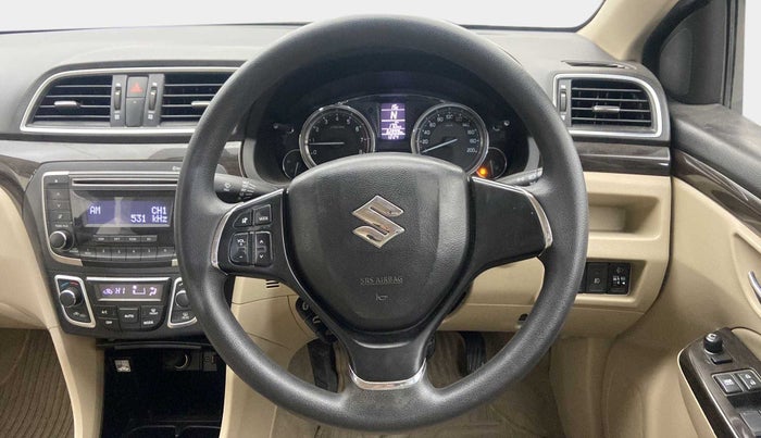2017 Maruti Ciaz ZETA 1.4  AT PETROL, Petrol, Automatic, 62,898 km, Steering Wheel Close Up