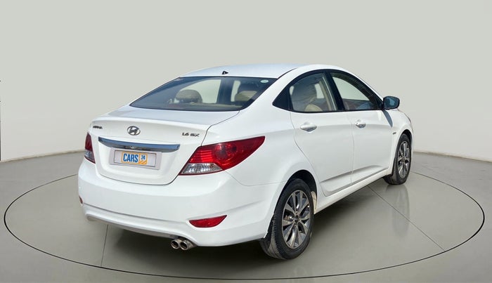 2013 Hyundai Verna FLUIDIC 1.6 VTVT SX, Petrol, Manual, 70,137 km, Right Back Diagonal