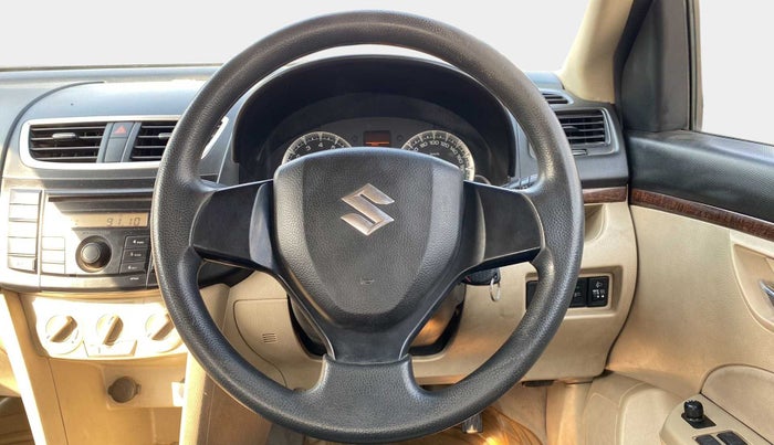 2014 Maruti Swift Dzire VXI, Petrol, Manual, 66,714 km, Steering Wheel Close Up