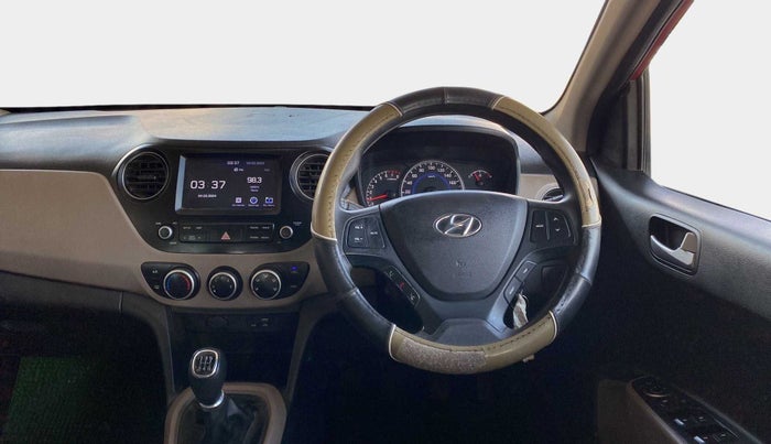 2017 Hyundai Grand i10 SPORTZ (O) 1.2 KAPPA VTVT, Petrol, Manual, 23,988 km, Steering Wheel Close Up