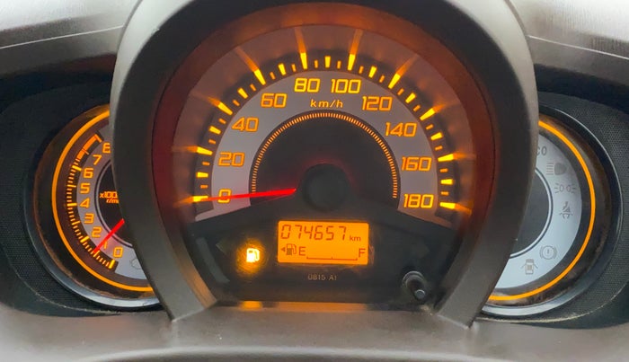 2014 Honda Brio S MT, Petrol, Manual, 74,656 km, Odometer Image