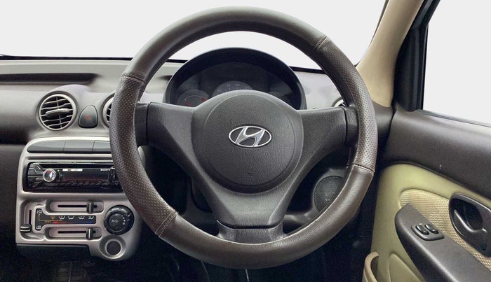 2011 Hyundai Santro Xing GL PLUS, Petrol, Manual, 27,574 km, Steering Wheel Close Up