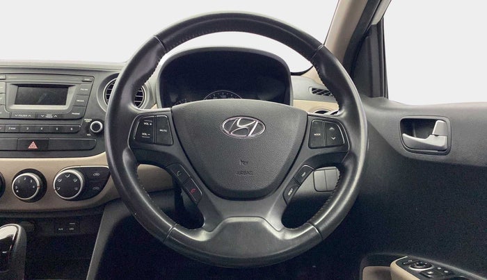 2016 Hyundai Grand i10 ASTA (O) AT 1.2 KAPPA VTVT, Petrol, Automatic, 44,164 km, Steering Wheel Close Up