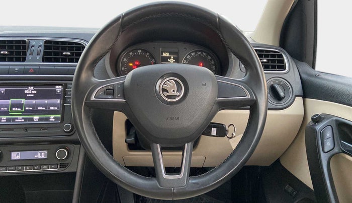 2019 Skoda Rapid AMBITION 1.6 MPI MT, Petrol, Manual, 22,633 km, Steering Wheel Close Up