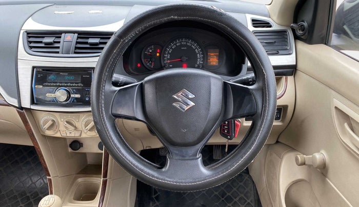 2012 Maruti Swift Dzire LXI, Petrol, Manual, 30,463 km, Steering Wheel Close Up