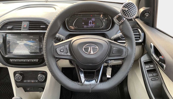 2023 Tata Tiago XZA PLUS PETROL, Petrol, Automatic, 1,932 km, Steering Wheel Close Up