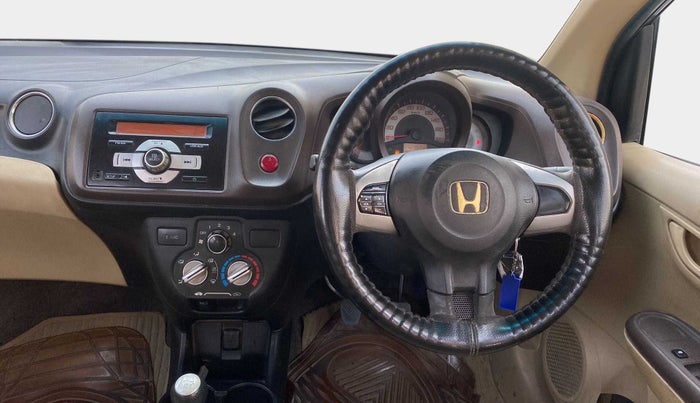 2012 Honda Brio S MT, Petrol, Manual, 90,448 km, Steering Wheel Close Up