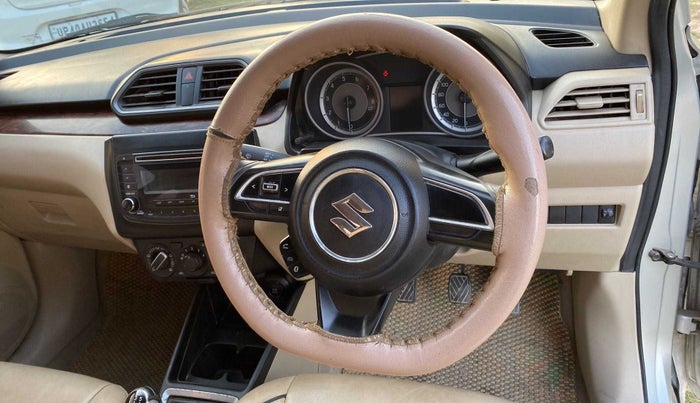 2018 Maruti Dzire VXI, Petrol, Manual, 54,685 km, Steering wheel - Steering cover is minor torn