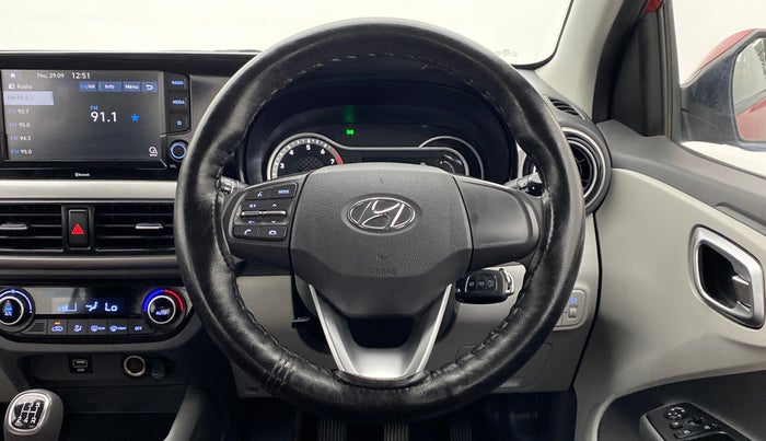 2021 Hyundai GRAND I10 NIOS SPORTZ PETROL, Petrol, Manual, 43,606 km, Steering Wheel Close Up